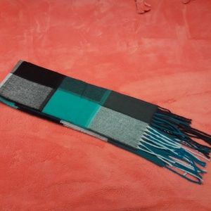 Cashmink Blue Squares Scarf